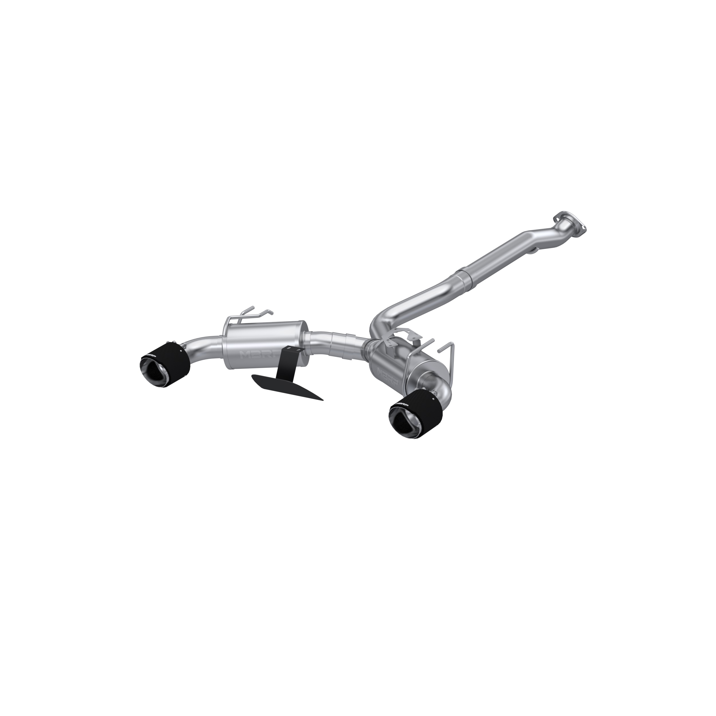 MBRP Exhaust S43023CF 3in Cat-Back. Dual Rear Exit. T304. CF Tips